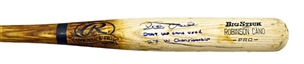 2009 Robinson Cano Game Used and Signed World Series Bat PSA/DNA GU 8
